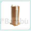 100% Solid Bamboo Revolving Cup Lid Dispenser 2014 NEW